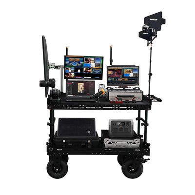 Équipement de stockage de film de tournage de salle de studio Chariot avec dimensions de déploiement 120 * 60 * 92cm