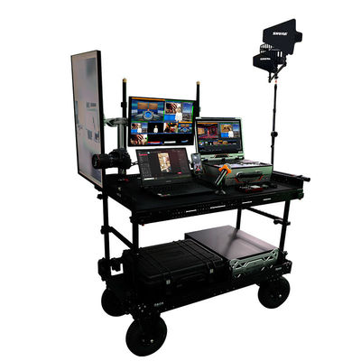 Équipement de stockage de film de tournage de salle de studio Chariot avec dimensions de déploiement 120 * 60 * 92cm