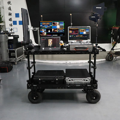 Équipement de stockage de film de tournage de salle de studio Chariot avec dimensions de déploiement 120 * 60 * 92cm