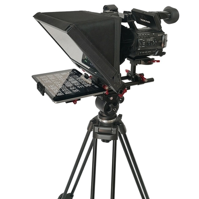 Téléprompteur de tablette portable de 7 à 13 pouces pour la prise de vue vidéo DSLR et la diffusion en direct