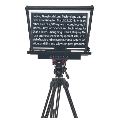 Couleurs de police et de fond personnalisables sur le téléprompteur de moniteur 1000nit pour le studio de télévision
