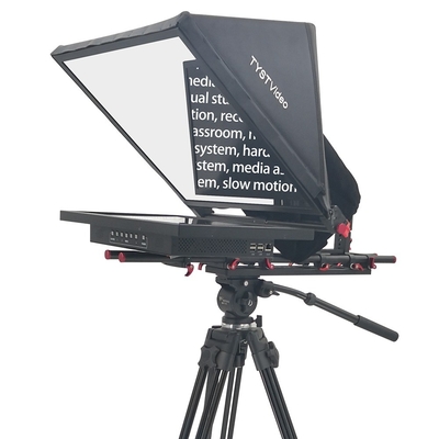 Couleurs de police et de fond personnalisables sur le téléprompteur de moniteur 1000nit pour le studio de télévision