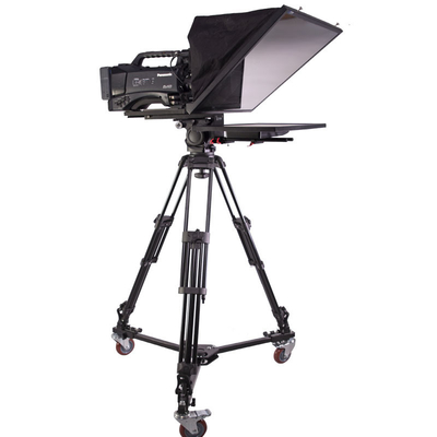 Kit de téléprompteur en verre de 2 mm pour studio de diffusion de 24 pouces et distance de 10 à 30 pieds