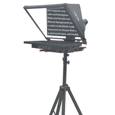 24 pouces mon écran télécommande sans fil trépied diffusion annonceur téléprompteur pour le streaming en direct