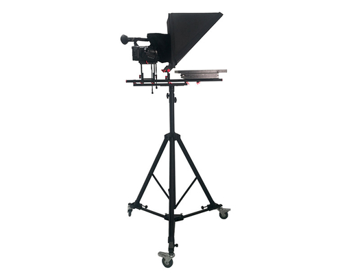 Moniteur de prompteur intégré de 21 pouces avec télécommande sans fil et verre trempé