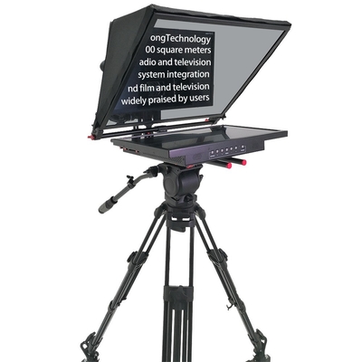 24 pouces Moniteur Studio Embedded Ordinateur Téléprompteur de qualité de diffusion avec Caster Tripod