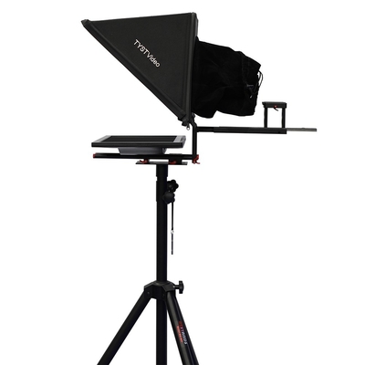 TS200 20 pouces écran unique en verre trempé Studio télédiffusion Prompter avec trépied