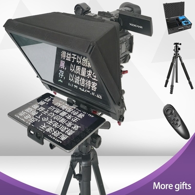 7-13 pouces support de tablette TYSTVideo Teleprompter Kit avec écran de revêtement de surbrillance