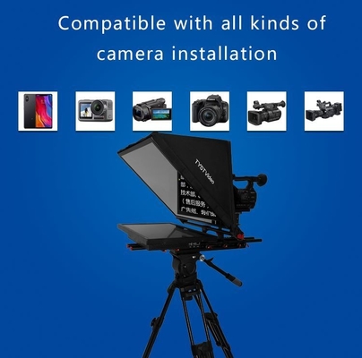Teleprompteur de télédiffusion de nouvelles de haute performance de 21 pouces avec une luminosité de moniteur de 1000 nit