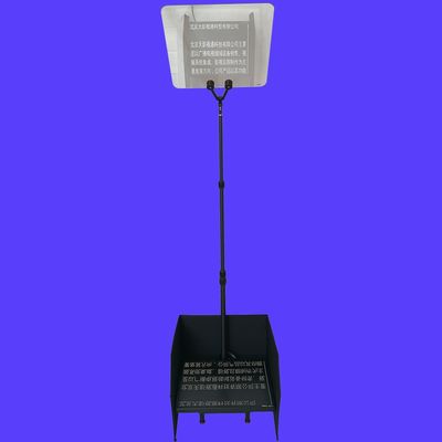 Téléprompteur réglable en verre hauteur 17 pouces pour les vidéoconférences TV et les événements en direct