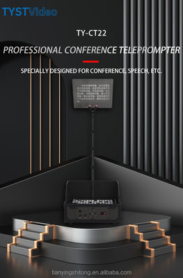 TYSTVideo professionnel Téléprompteur de caméra DSLR pour les discours et les interviews en plein air