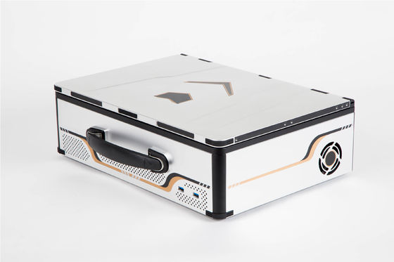 12 chaînes intégrées à un commutateur réseau Portable en HD vidéo enregistrement et diffusion tout en une machine