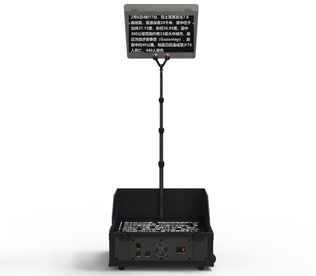 Talk Show Studio avec téléprompteur portable de contrôle vidéo TYSTV et entrée HDM