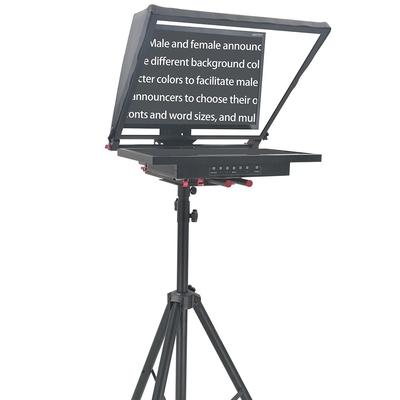 24 pouces écran unique Prompteur intégré Auto-miroir pour téléprompteur télédiffusion
