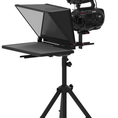 TS200 Téléprompteur 20 pouces Moniteur unique Studio Autocue avec monture de support réglable