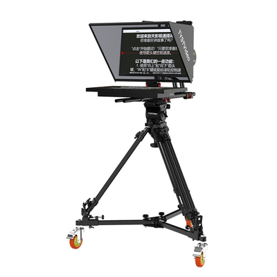 Un téléprompteur à grand écran avec haute résolution et vidéo TYST