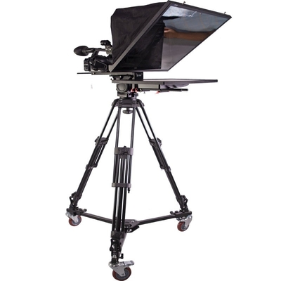 Teleprompteur de studio de diffusion de 22 pouces avec trépied Caster par TYSTVideo