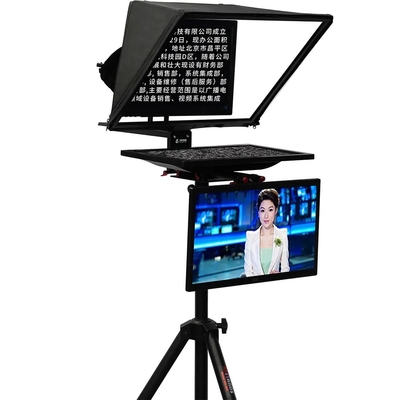 TYSTVideo Studio professionnel Téléprompteur à double écran de 22 pouces