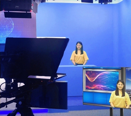 TYSTVideo Studio professionnel Téléprompteur à double écran de 22 pouces