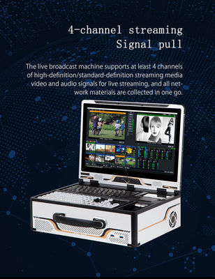 16G RAM 17,3 pouces Système de diffusion en direct avec technologie audio et radio avancée