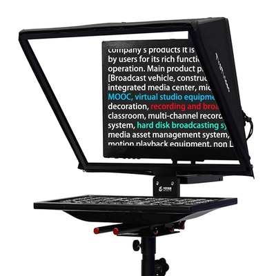Moule privé Oui 20 pouces mon écran Prompteur trempé Téléprompteur de studio en verre