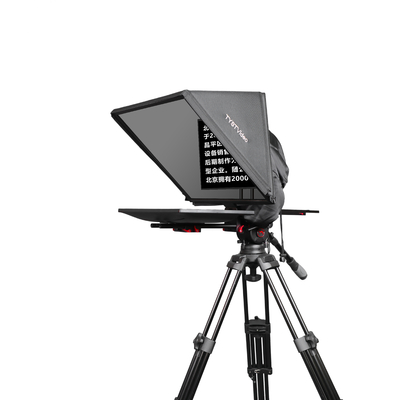 Teleprompteur de télévision et de studio de diffusion de 24 pouces avec télécommande vidéo Tyst de 5 mètres