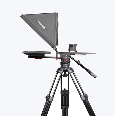 Teleprompteur de télévision et de studio de diffusion de 24 pouces avec télécommande vidéo Tyst de 5 mètres