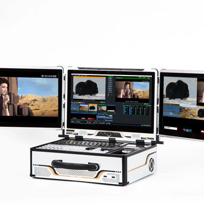 12 Canaux 17.3 Moniteur Portable Vidéo Station Tout en Un Streaming en direct Vmix Switcher