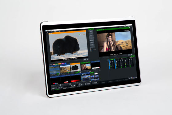 12 Canaux 17.3 Moniteur Portable Vidéo Station Tout en Un Streaming en direct Vmix Switcher