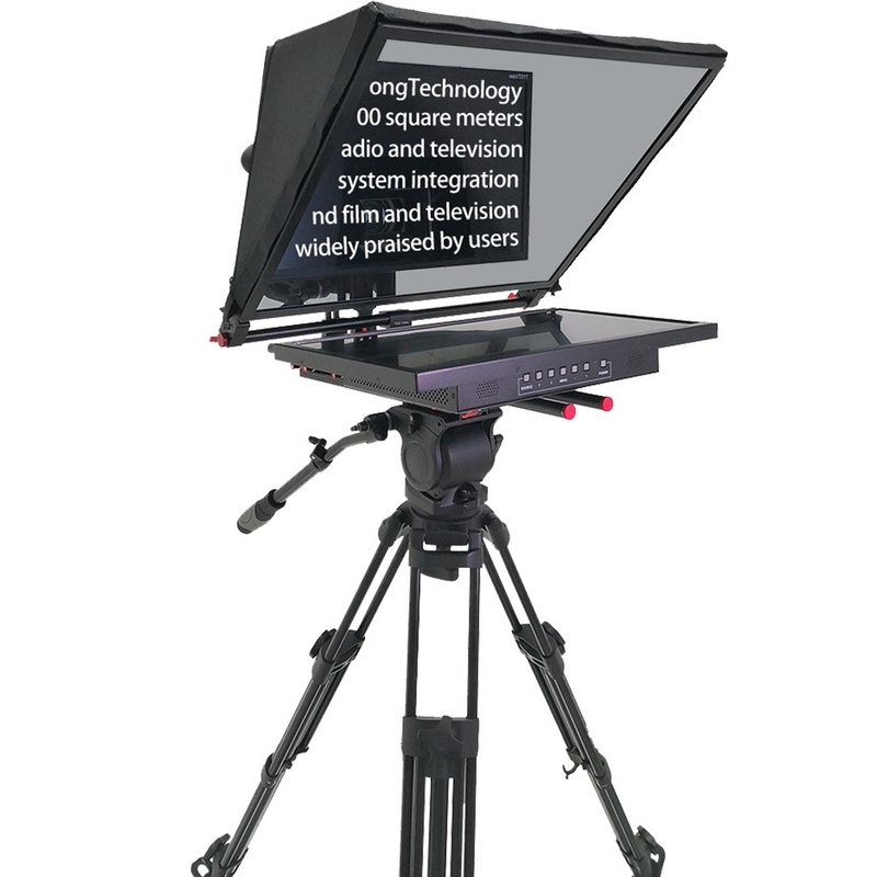 Couleurs de police et de fond personnalisables sur le téléprompteur de moniteur 1000nit pour le studio de télévision