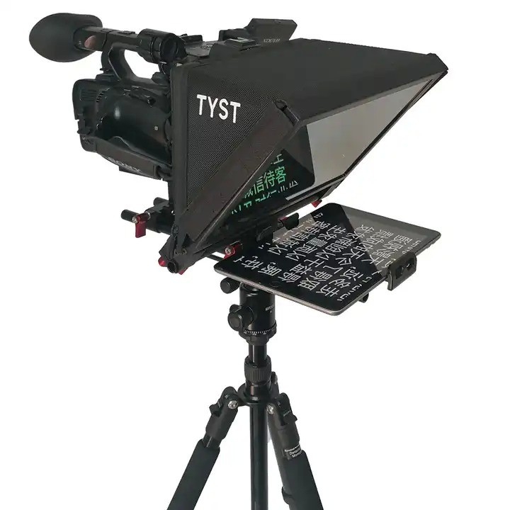 Distance de fonctionnement de 2 à 20 pieds Téléprompteur portable pour diffusion Android ou iPad