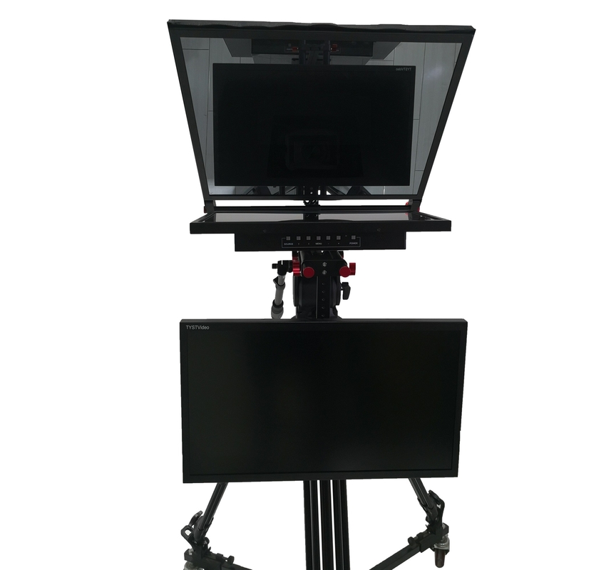 Prompteur de studio de diffusion en direct de 24 pouces avec ordinateur intégré et support vidéo Bestview